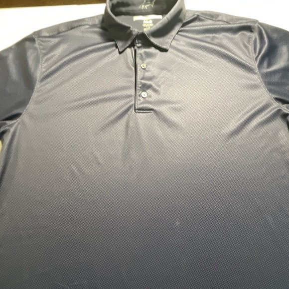 Greg Norman Collection Other - Greg Norman ML75 Play Dry Men's Polo Shirt L Blue Geometric Short Sleeve Logo